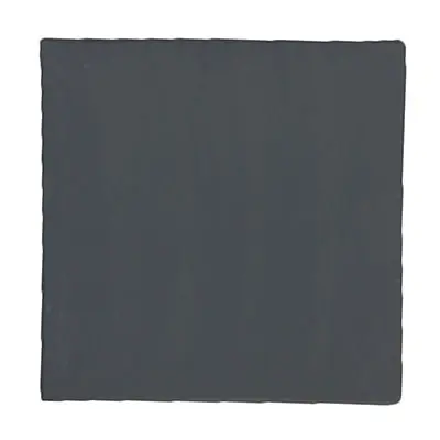 [MPS1911259] BLACK - SLATE SQUARE TRAY - 25CM X 25CM (4)