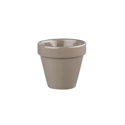 [CC-BCPE-PL12.1] BIT ON THE SIDE - PEBBLE - CHIP POT - 9CM X 9.7CM (12)