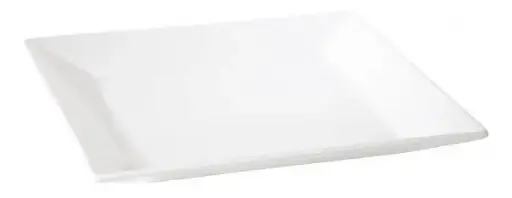 [NG6226B-36] ACCENT - WHITE - QUADRILATERAL PLATE - 36CM (2)