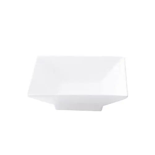 [NG6177-11] ACCENT - WHITE - SQUARE FOOTED BOWL - 11CM (12)