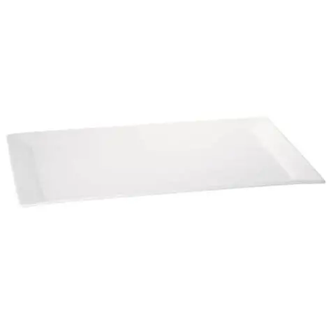 [NG5466-45] ACCENT - WHITE - RECTANGULAR PLATE - 45CM X 28CM (2)