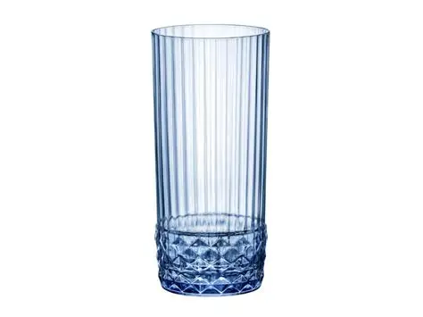 [BR1.22158] AMERICA '20s - SAPPHIRE BLUE - LONG DRINK 40CL H158MM W68MM (6)