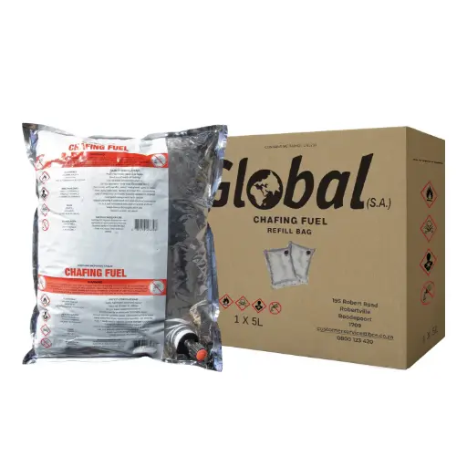 [CFA0005] CHAFING FUEL - ALCOHOL REFILL BAG (METHANOL) (4 X 5LT)