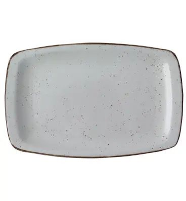 Rect. Platter Rustic 35cm